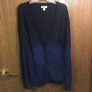 Blue Ombré Cardigan